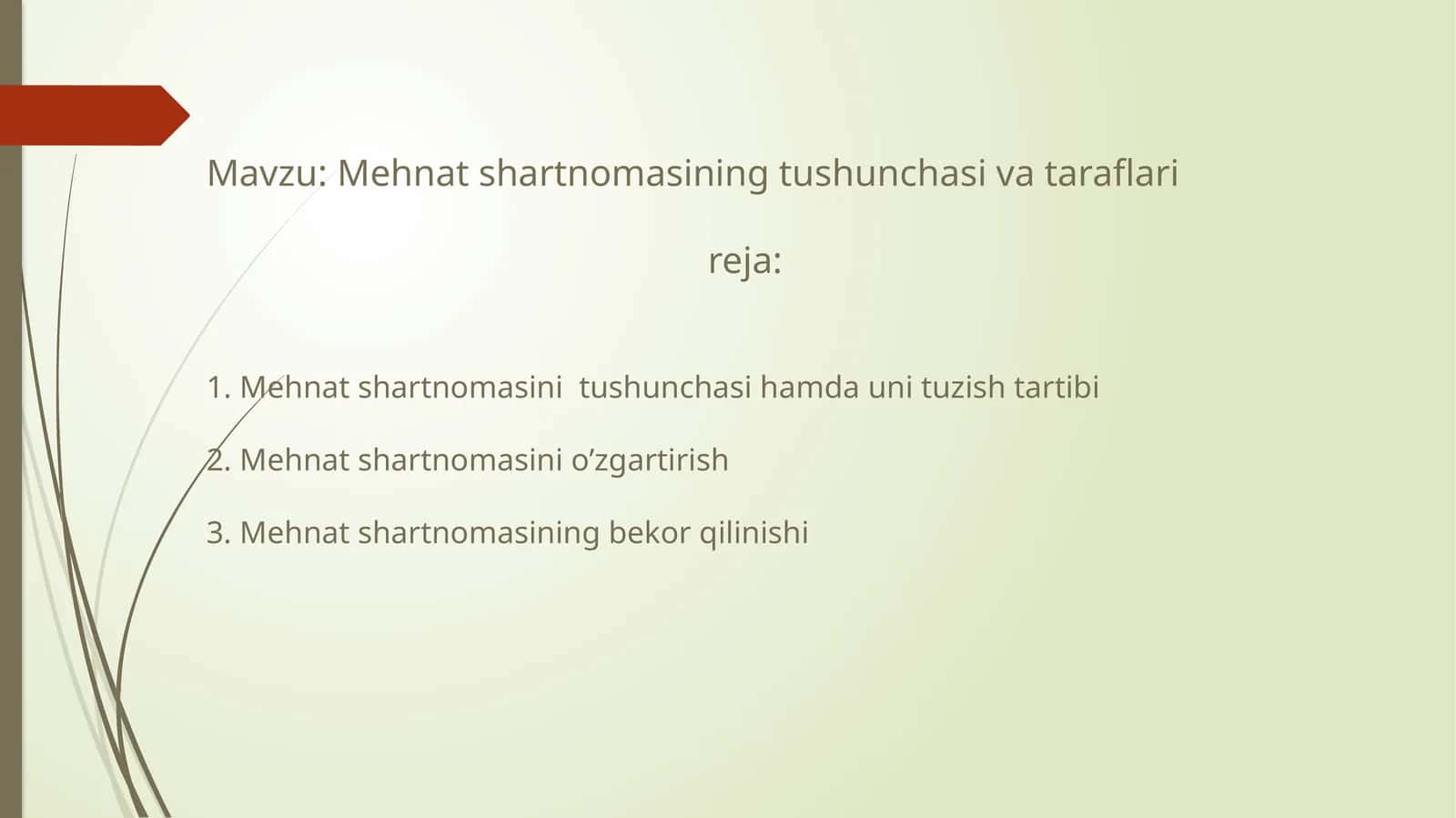 Mehnat shartnomasi
