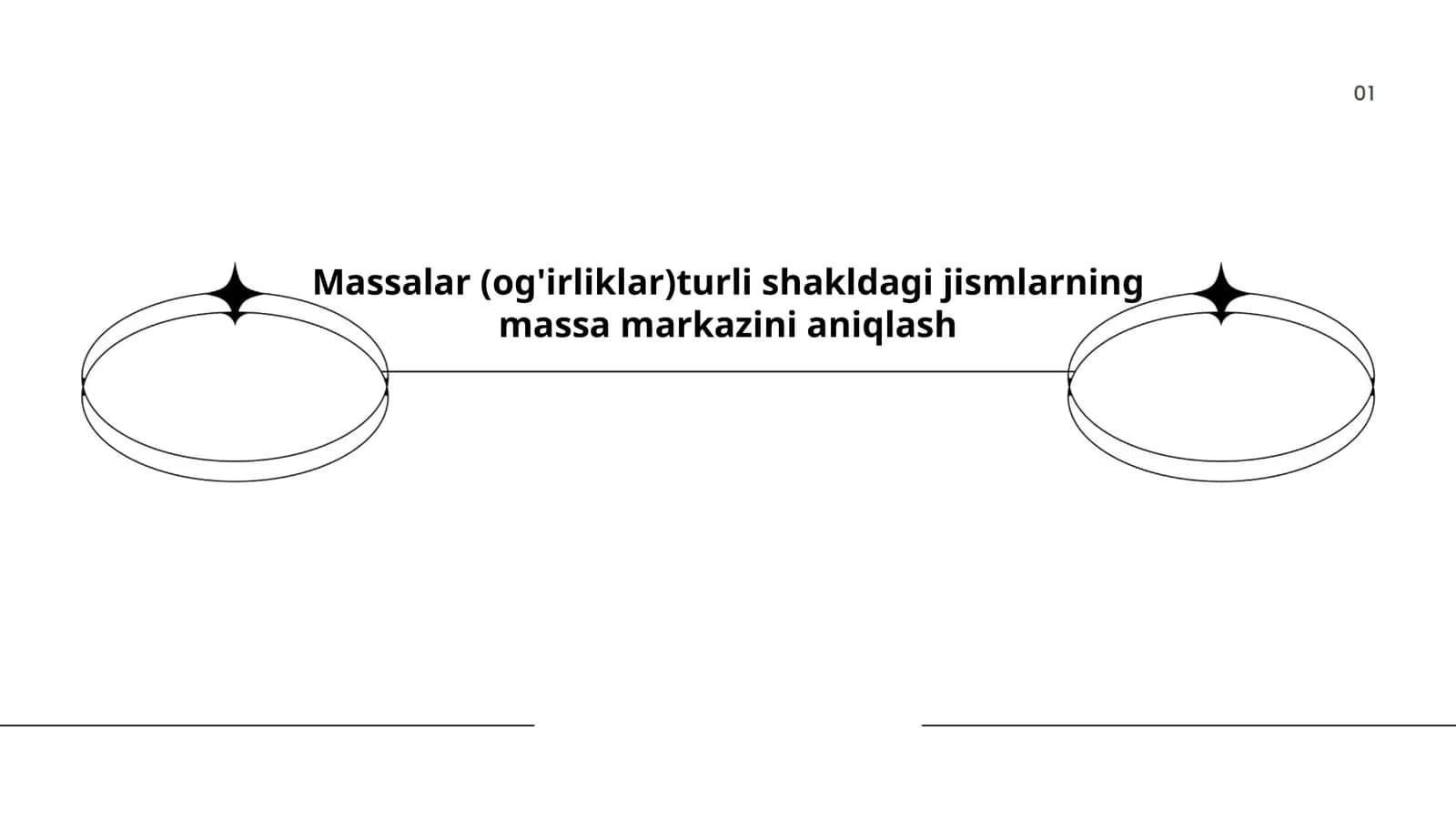 Og'irlik markazi tushunchasi