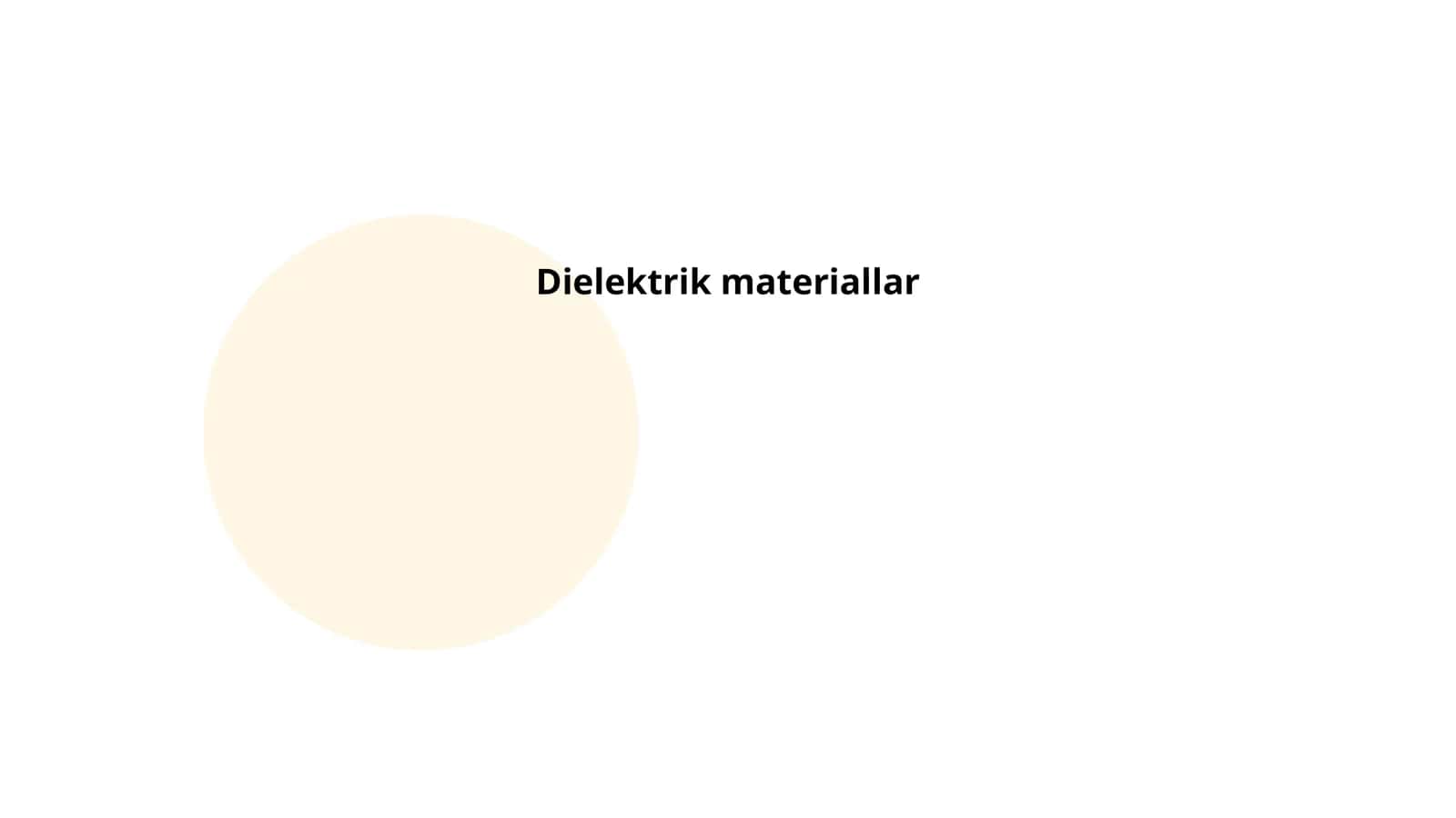 Dielektrik materiallar
