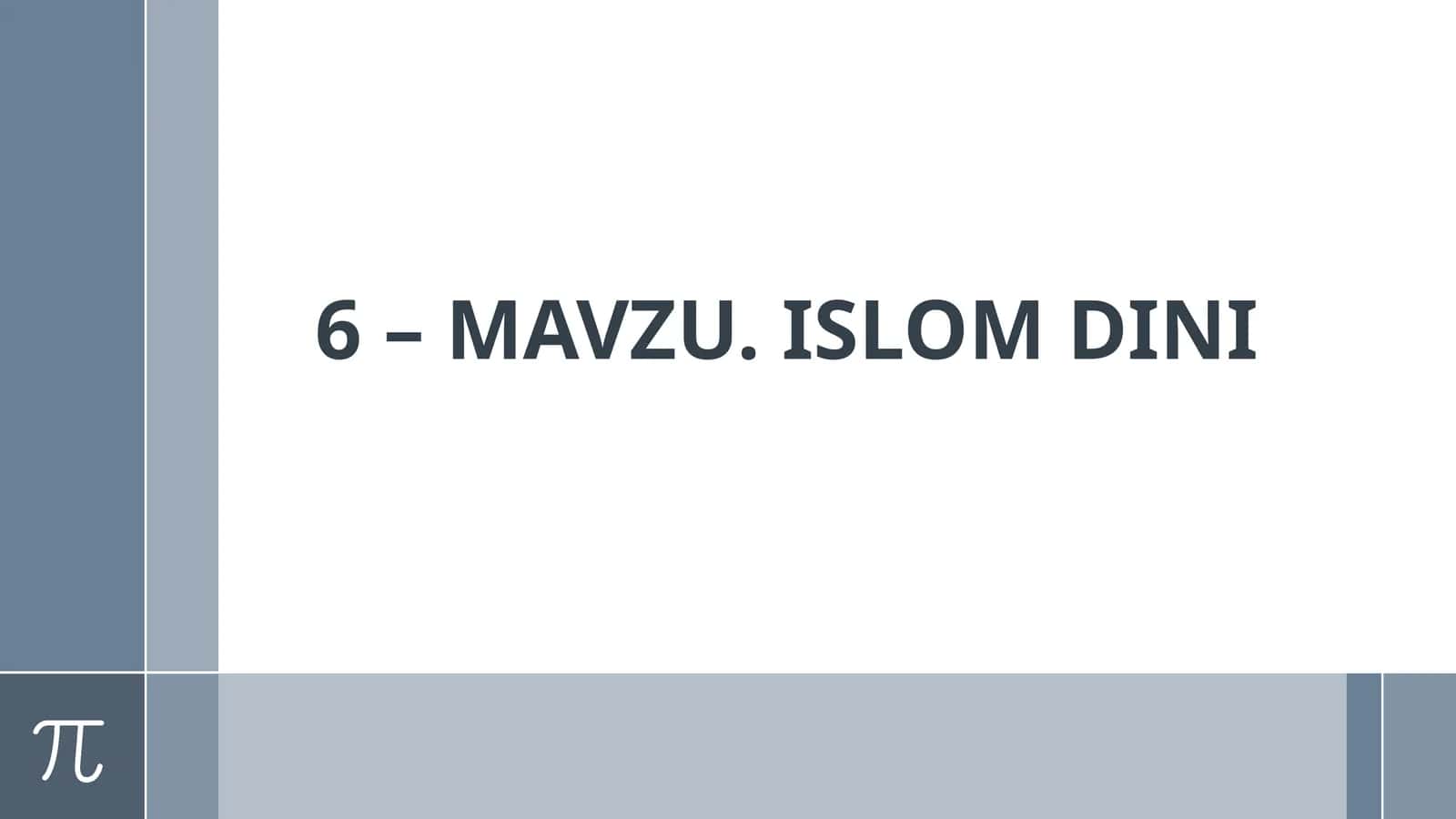 Islomdin oldin Arabistondaijtimoiy –siyosiy hayoti