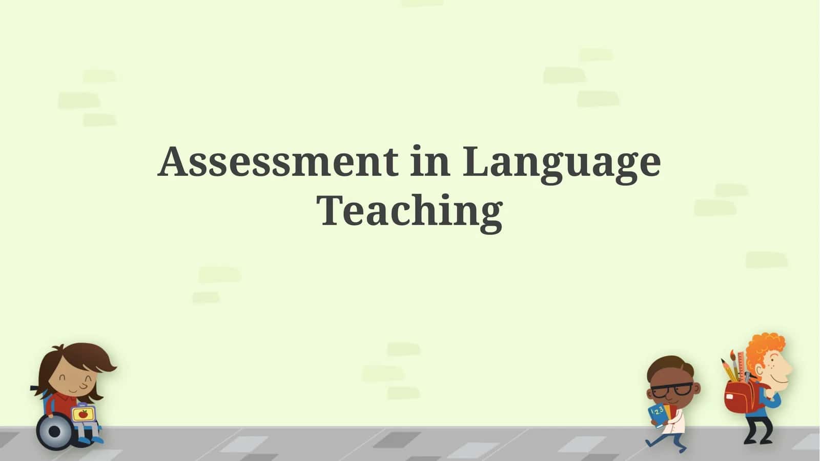 Assessment in Language Teaching