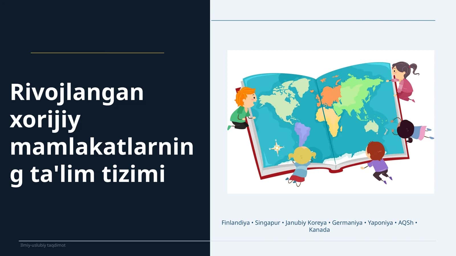 Rivojlangan xorijiy mamlakatlarning ta'lim tizimi