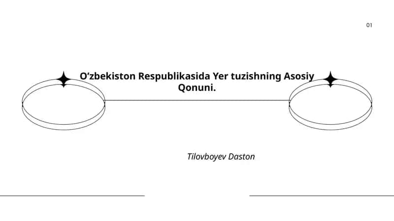 O’zbekiston Respublikasida Yer tuzishning Asosiy Qonuni