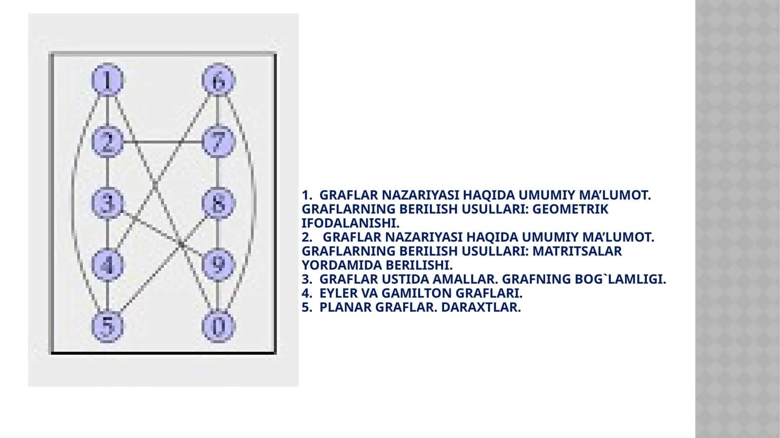 Graflar nazariyasi