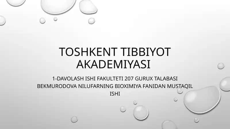 Oqsil BIOSINTEZI INGIBITORLARI