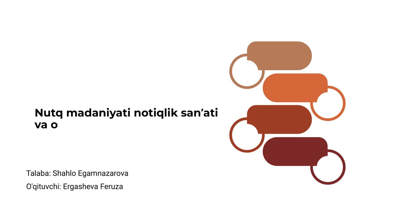 Nutq madaniyati va notiqlik sanʼati