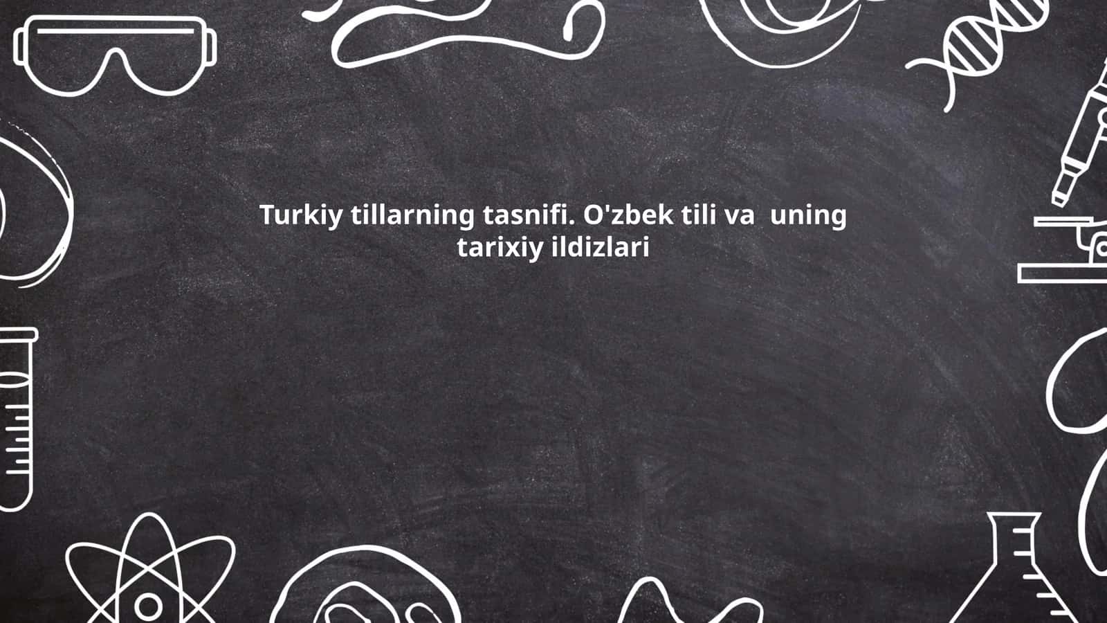 Turkiy tillarning tasnifi