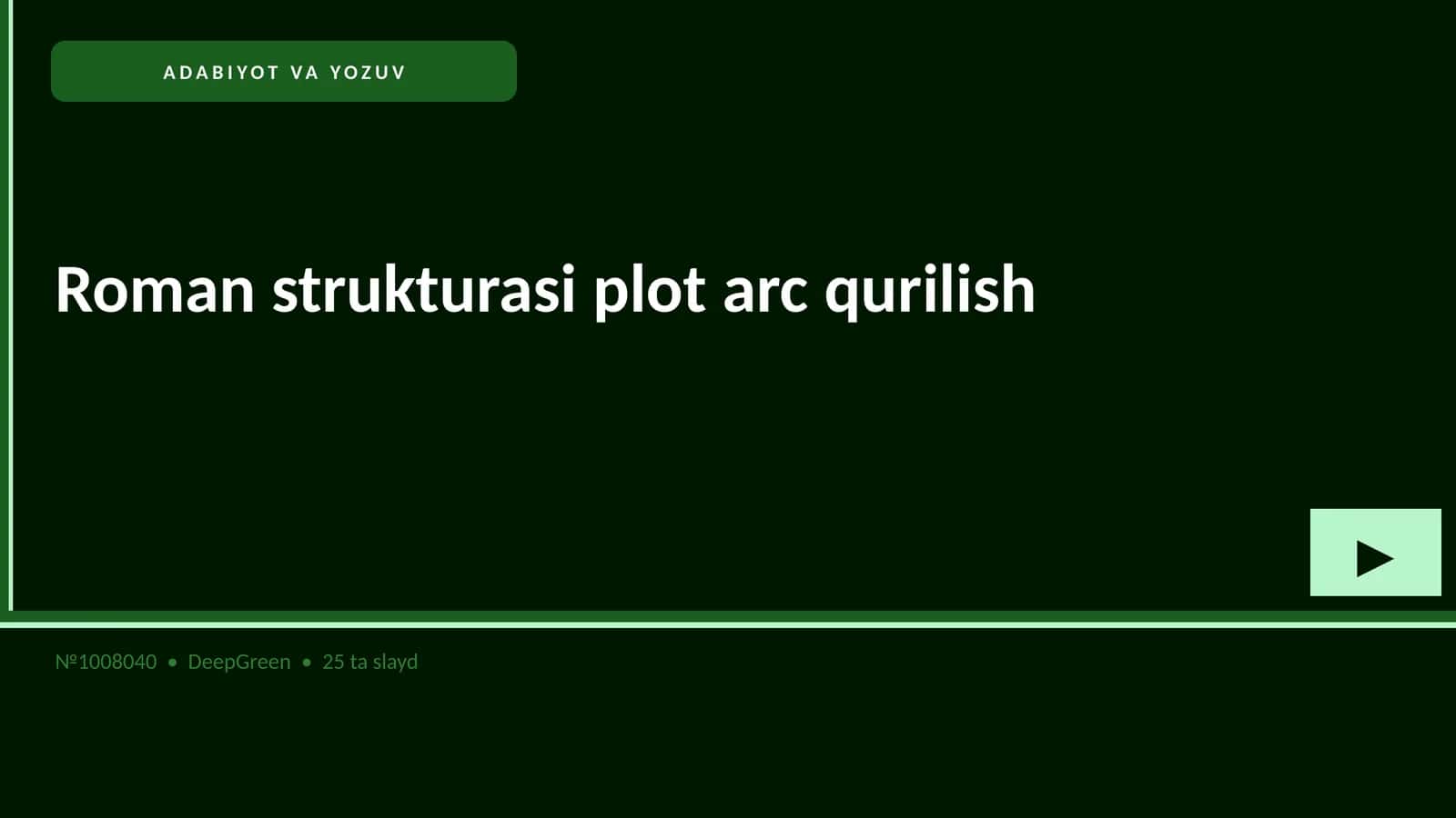 Roman strukturasi plot arc qurilish