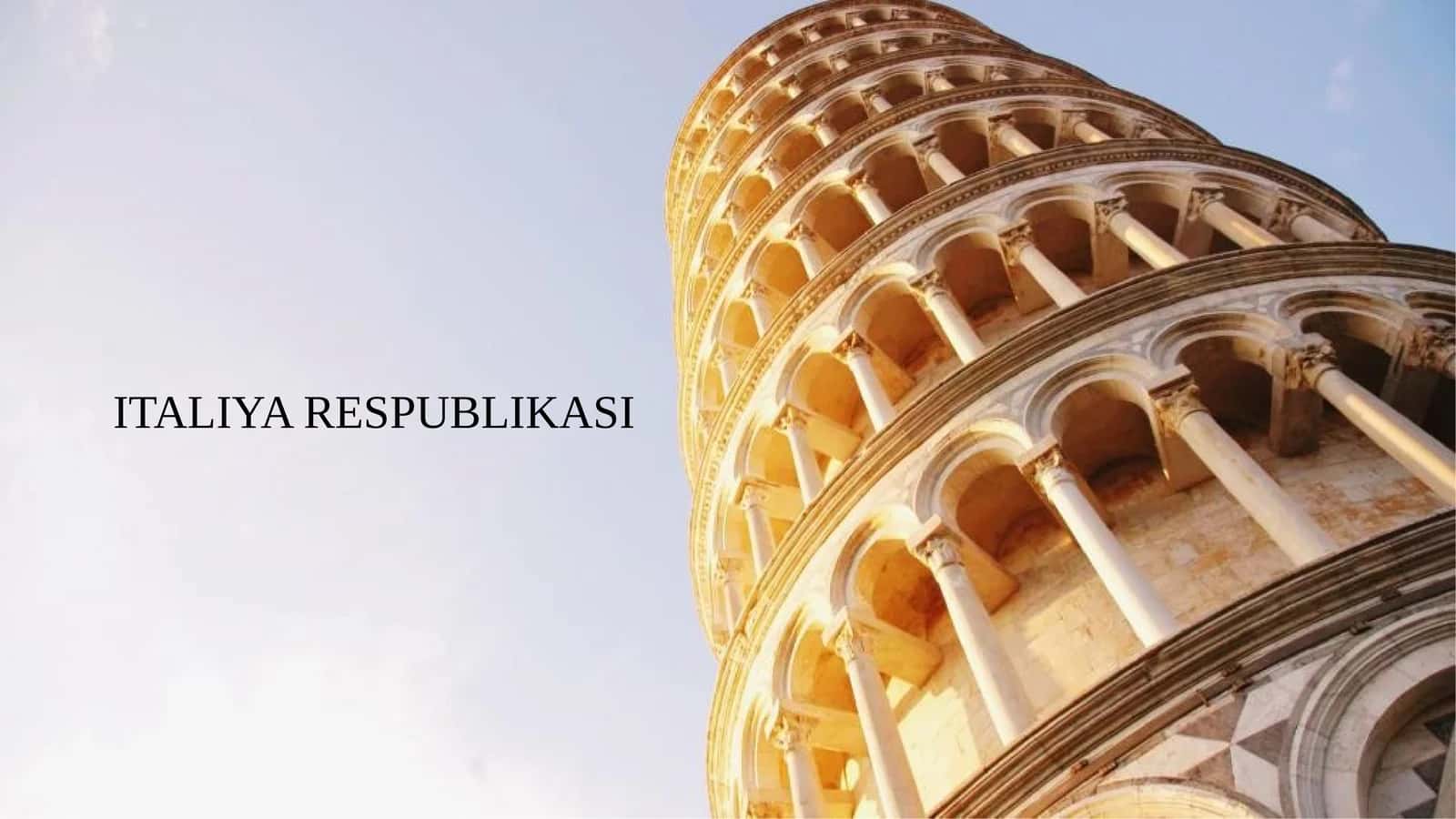 ITALIYA RESPUBLIKASI