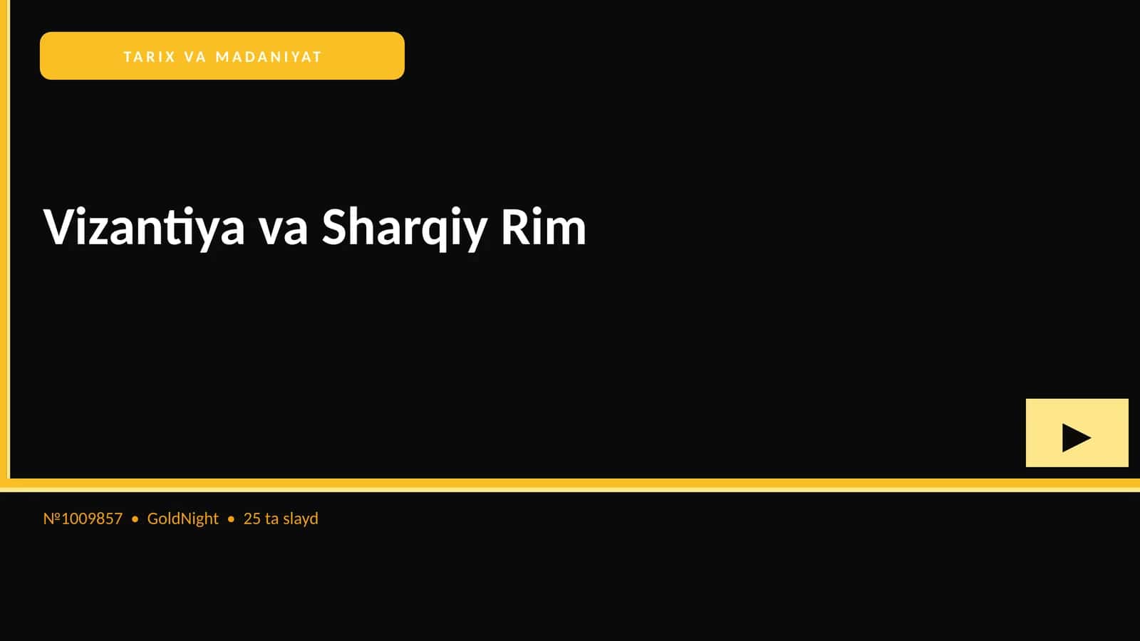 Vizantiya va Sharqiy Rim