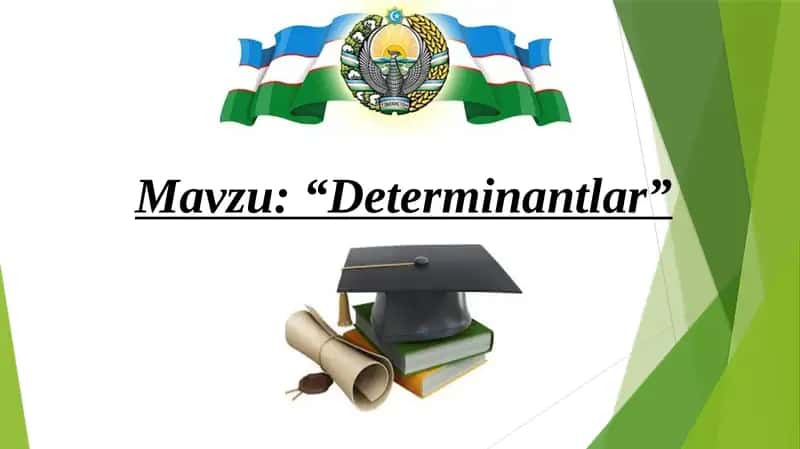 Determinantlar