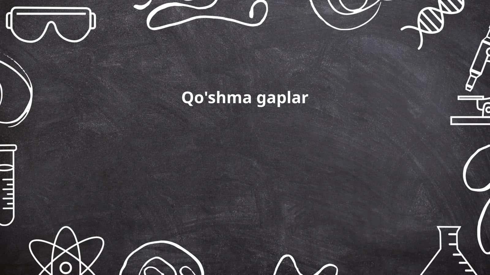 Qo'shma gaplar