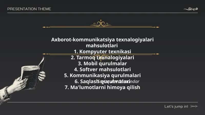 Axborot-kommunikatsiya texnalogiyalari mahsulotlari