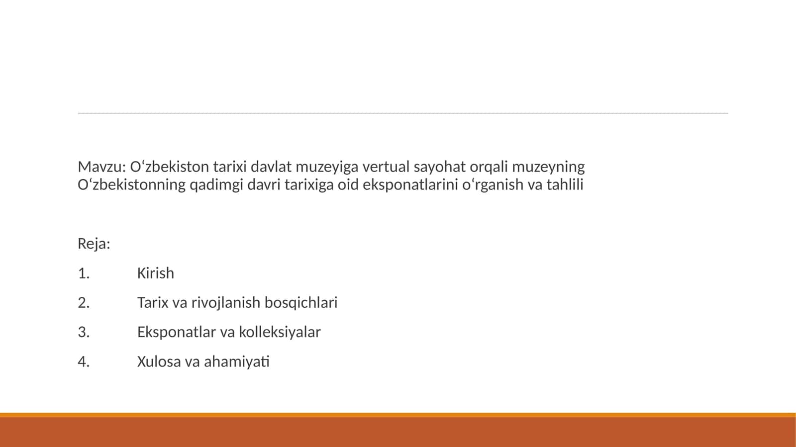 Oʻzbekiston Davlat Muzeyi 2