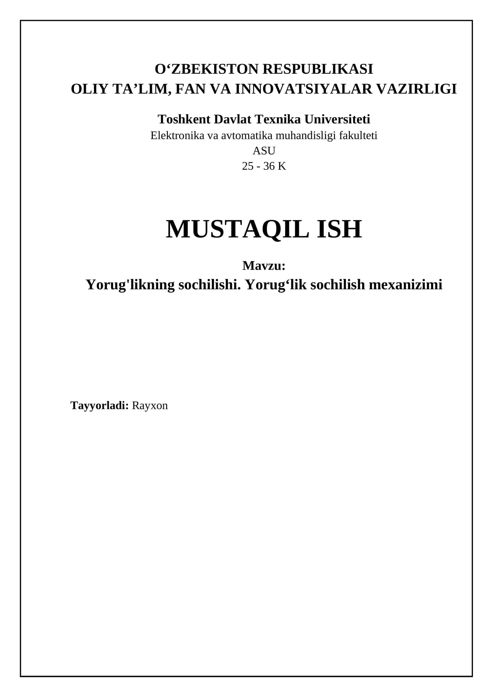Yorug'likning sochilishi: Asosiy tushunchalar va mexanizmlar