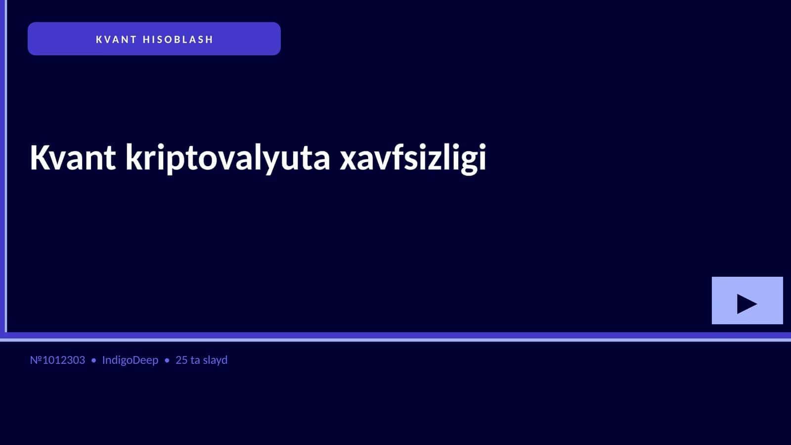 Kvant kriptovalyuta xavfsizligi