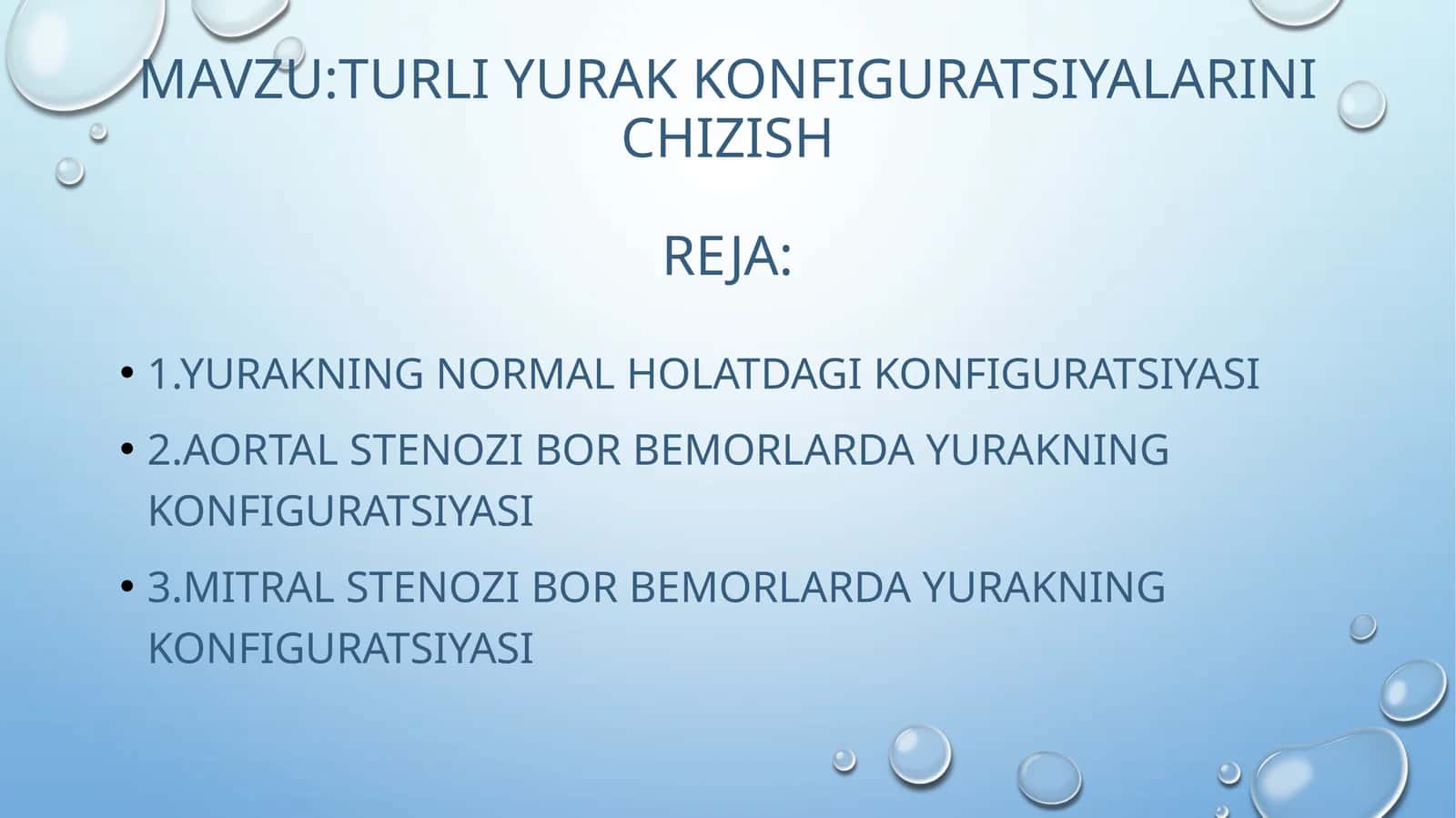 Yurak Konfiguratsiyalari
