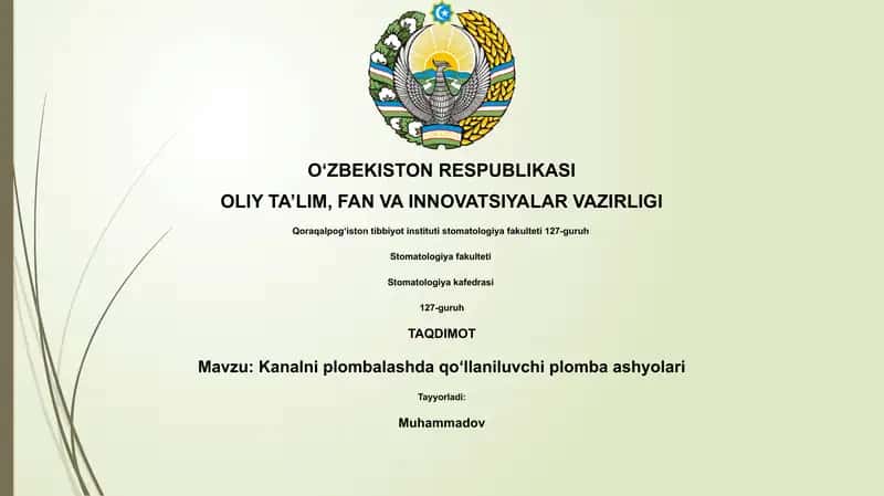 Root kanal sealeri