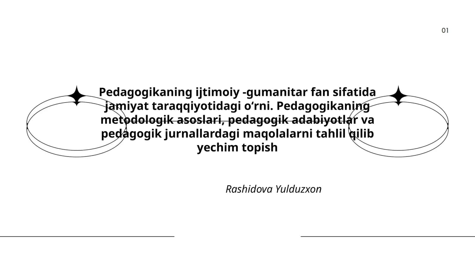 Pedagogikaning ijtimoiy -gumanitar fan sifatida jamiyat taraqqiyotidagi oʻrni