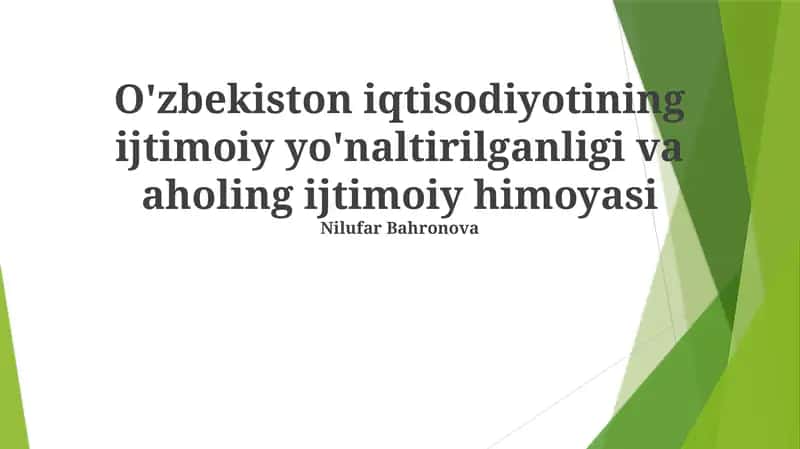 Kam ta'minlangan oilalarga ko'mak