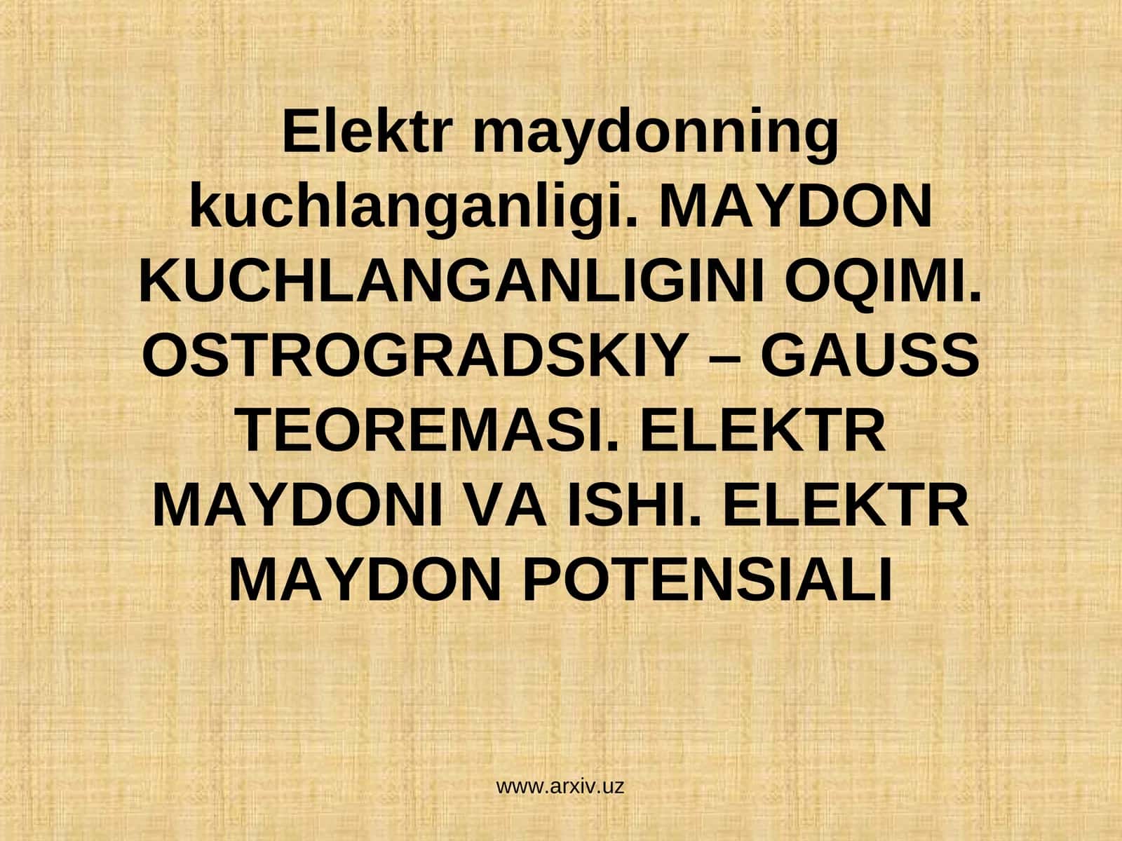 Elektr induktsiya (siljish) vektori va okimi