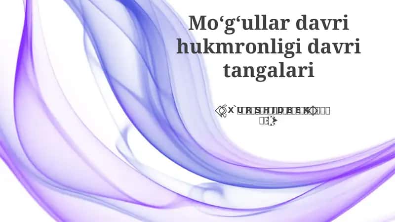 Moʻgʻullar davri hukmronligi davri tangalari