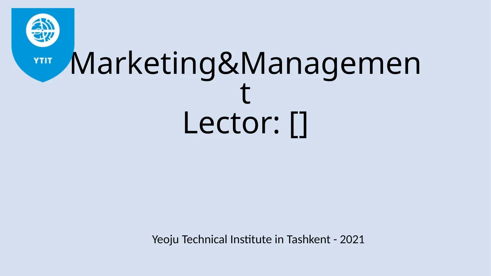 Marketing tizimida tovar siyosati