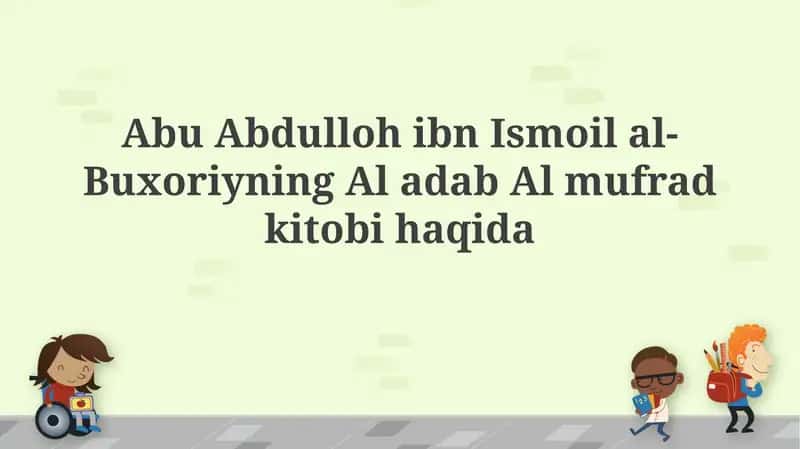 Al adab Al mufradkitobi