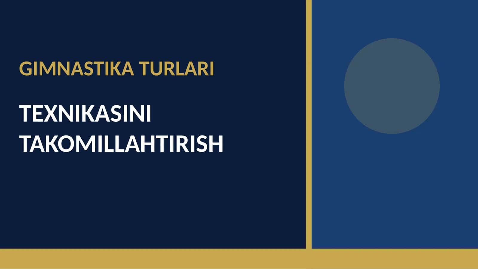 GIMNASTIKA TURLARI