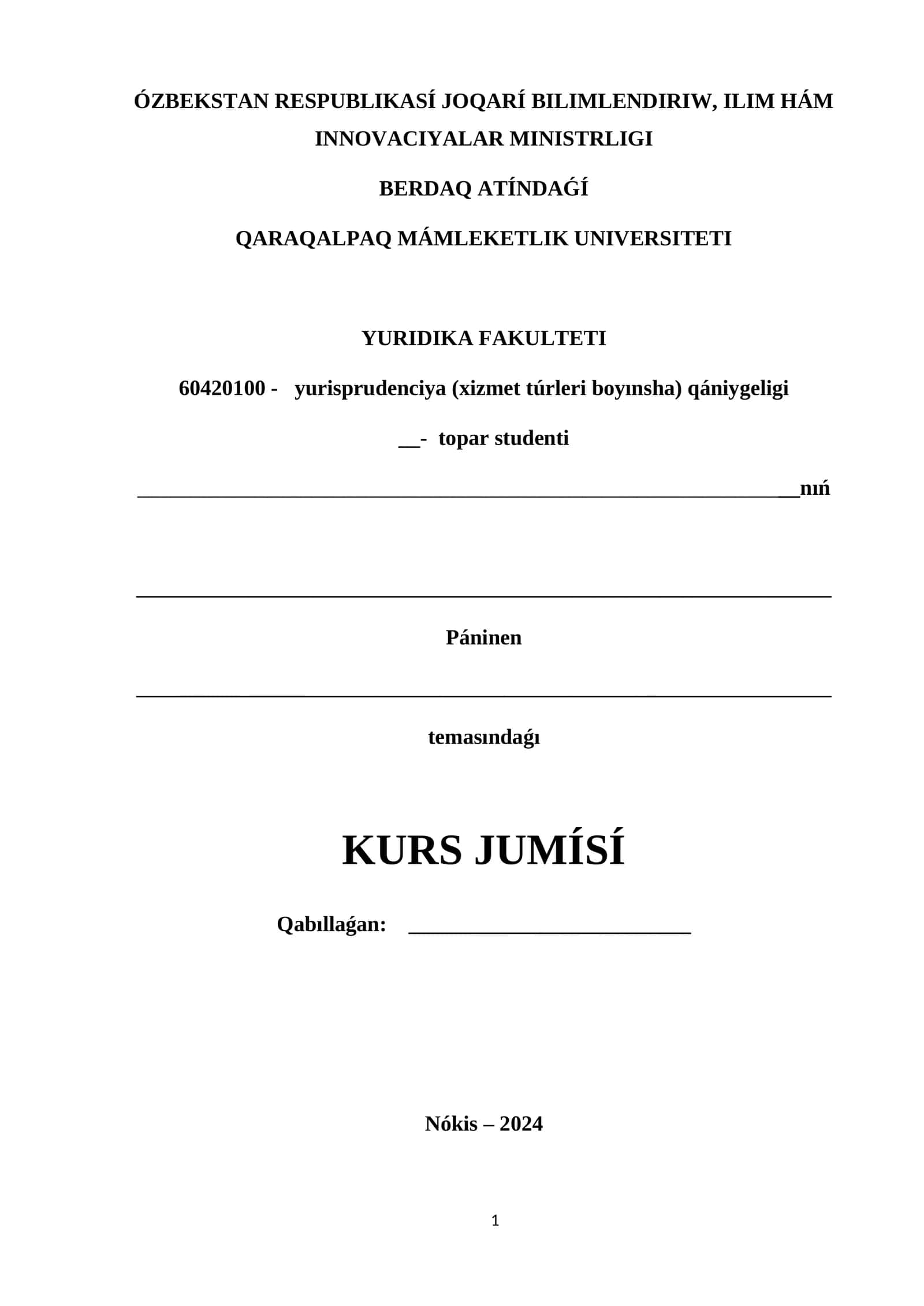 Ózbekstan Respublikasinda Konstitutsiya hám nızam ústinligi