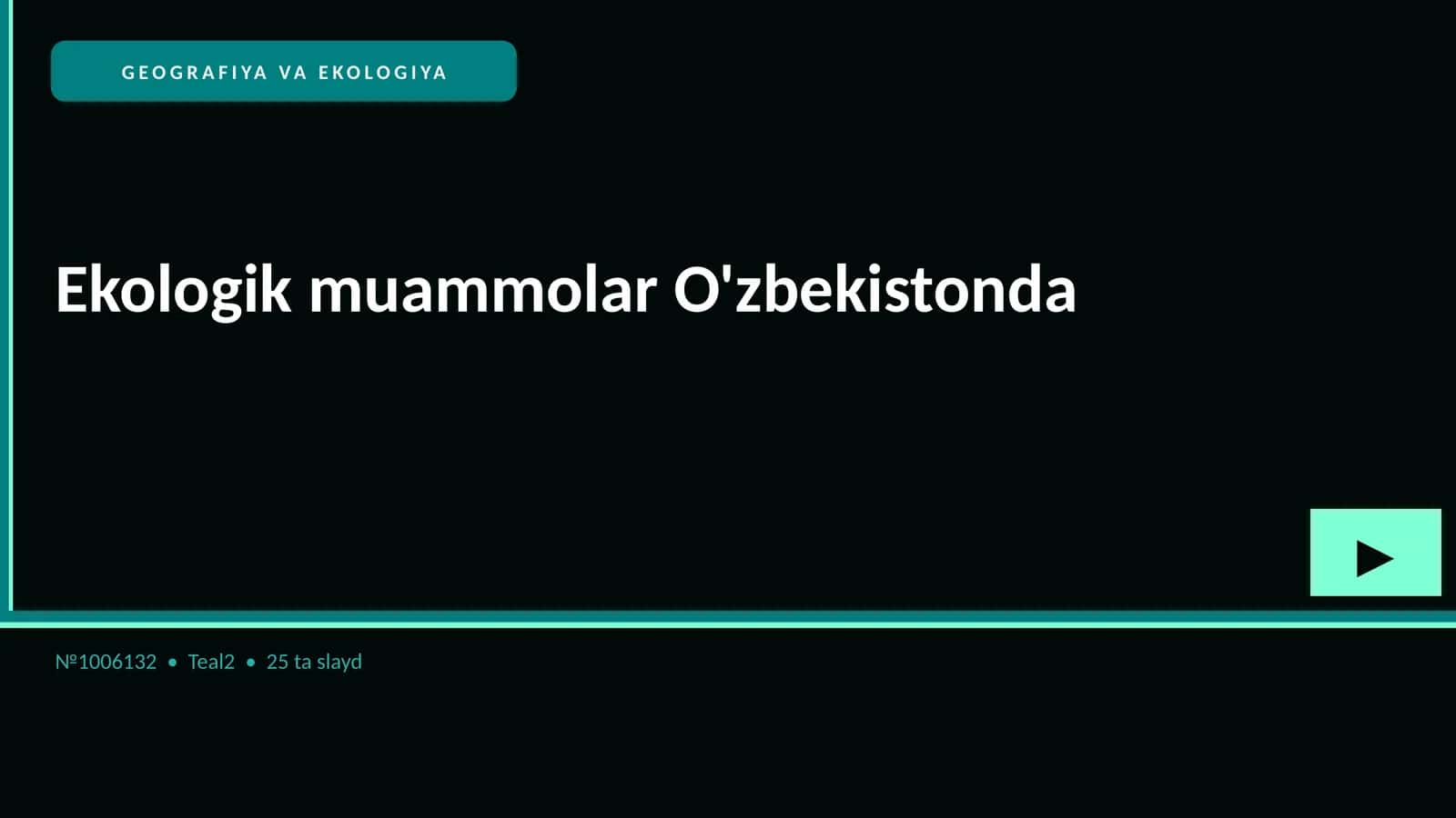 Ekologik muammolar O'zbekistonda