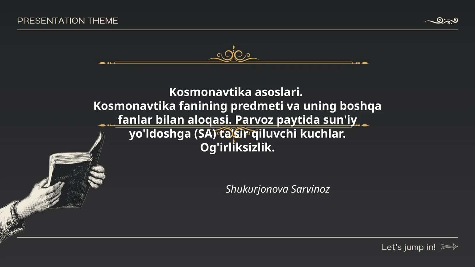Kosmonavtika asoslari