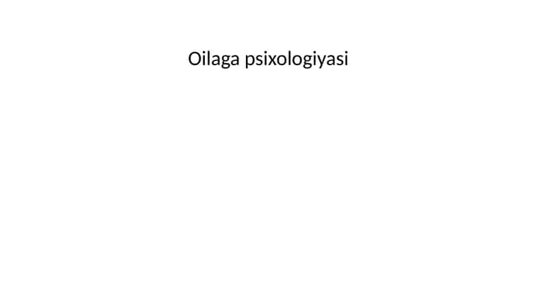 Oilagapsixologiyasi