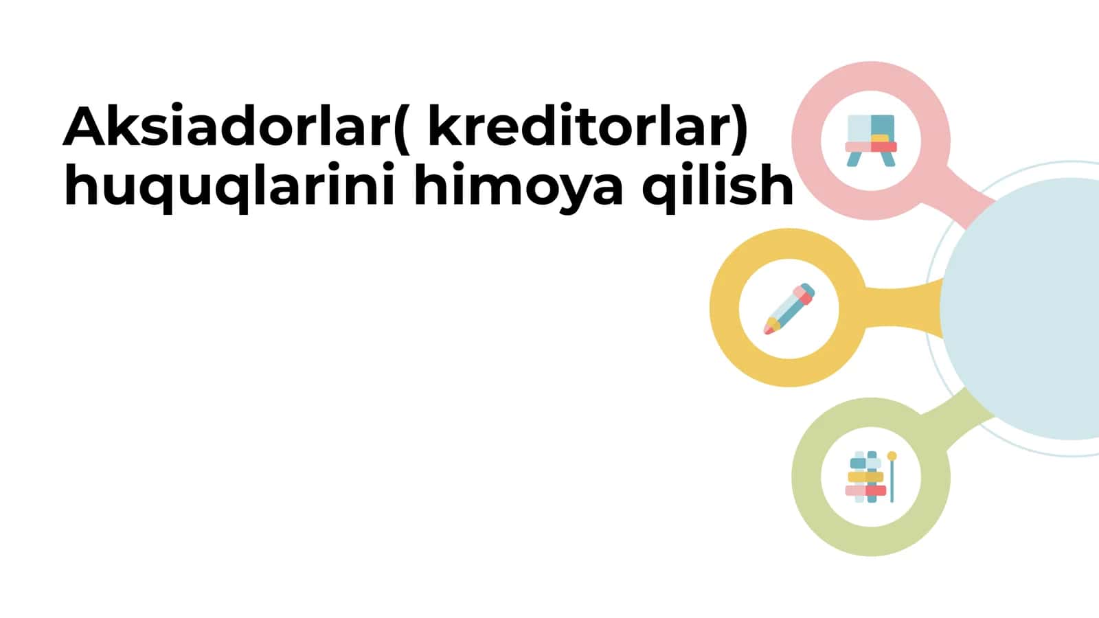 Aksiyadorlar (kreditorlar) huquqlarini himoya qilish