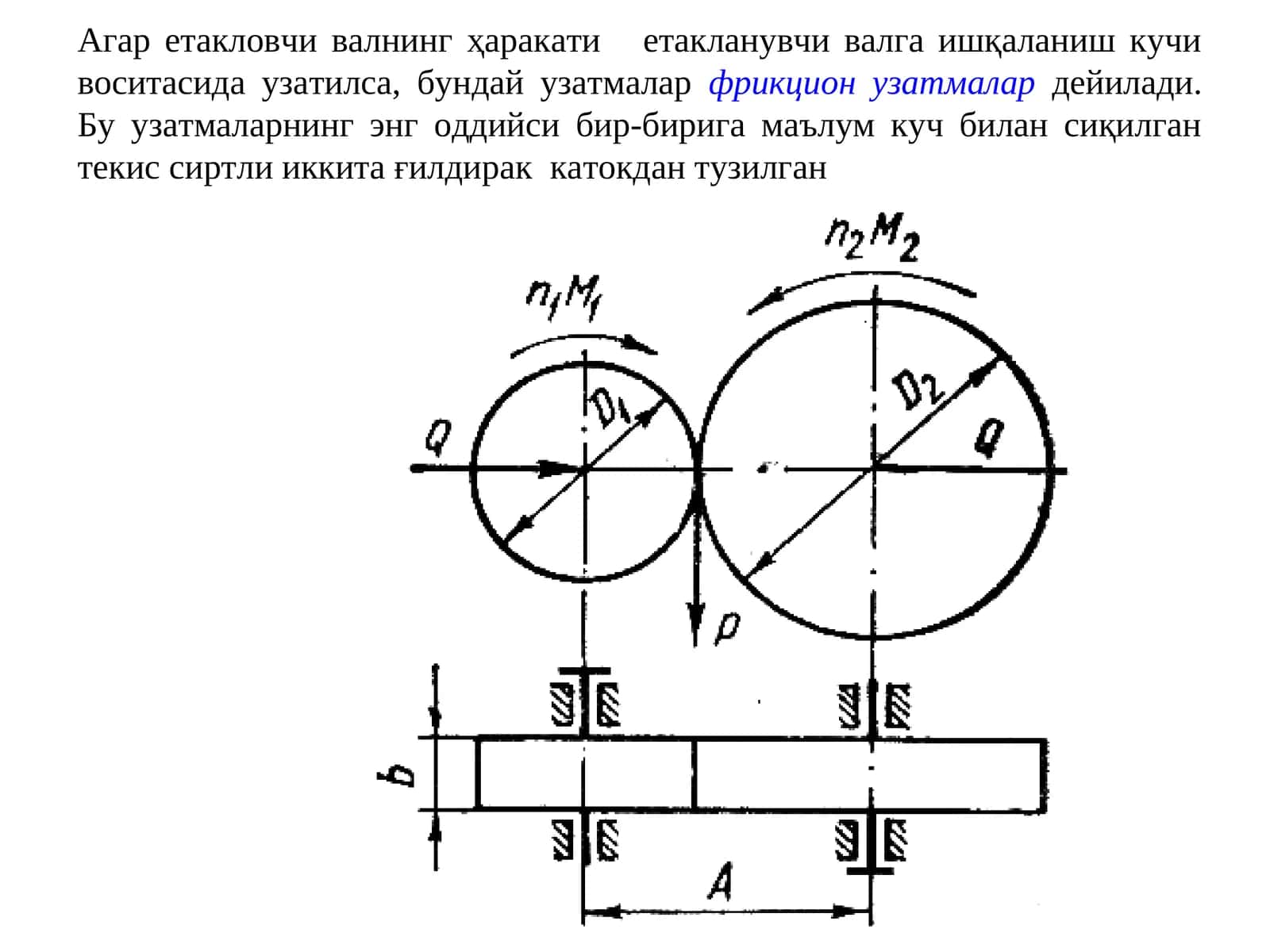 Фрикционузатмава вариаторлар