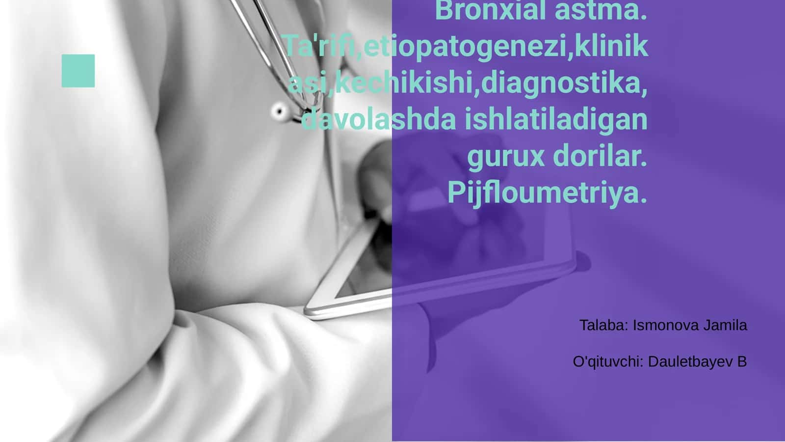 Bronxial astma