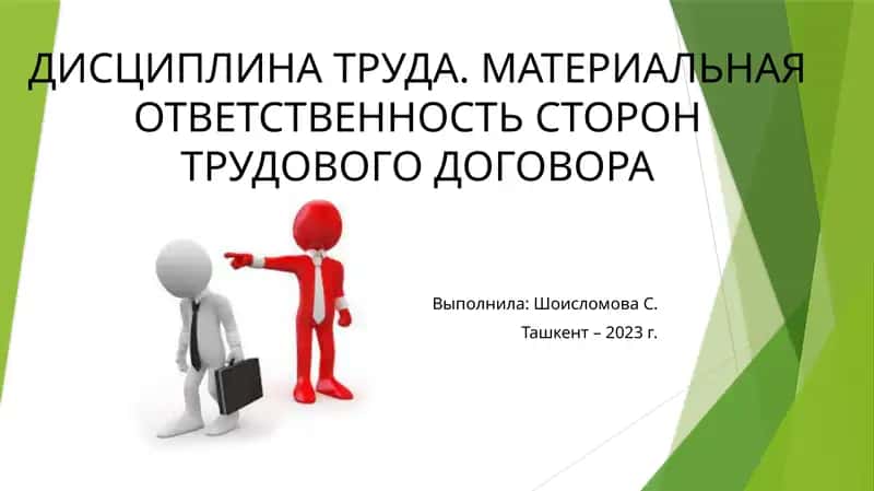 Трудовой договор