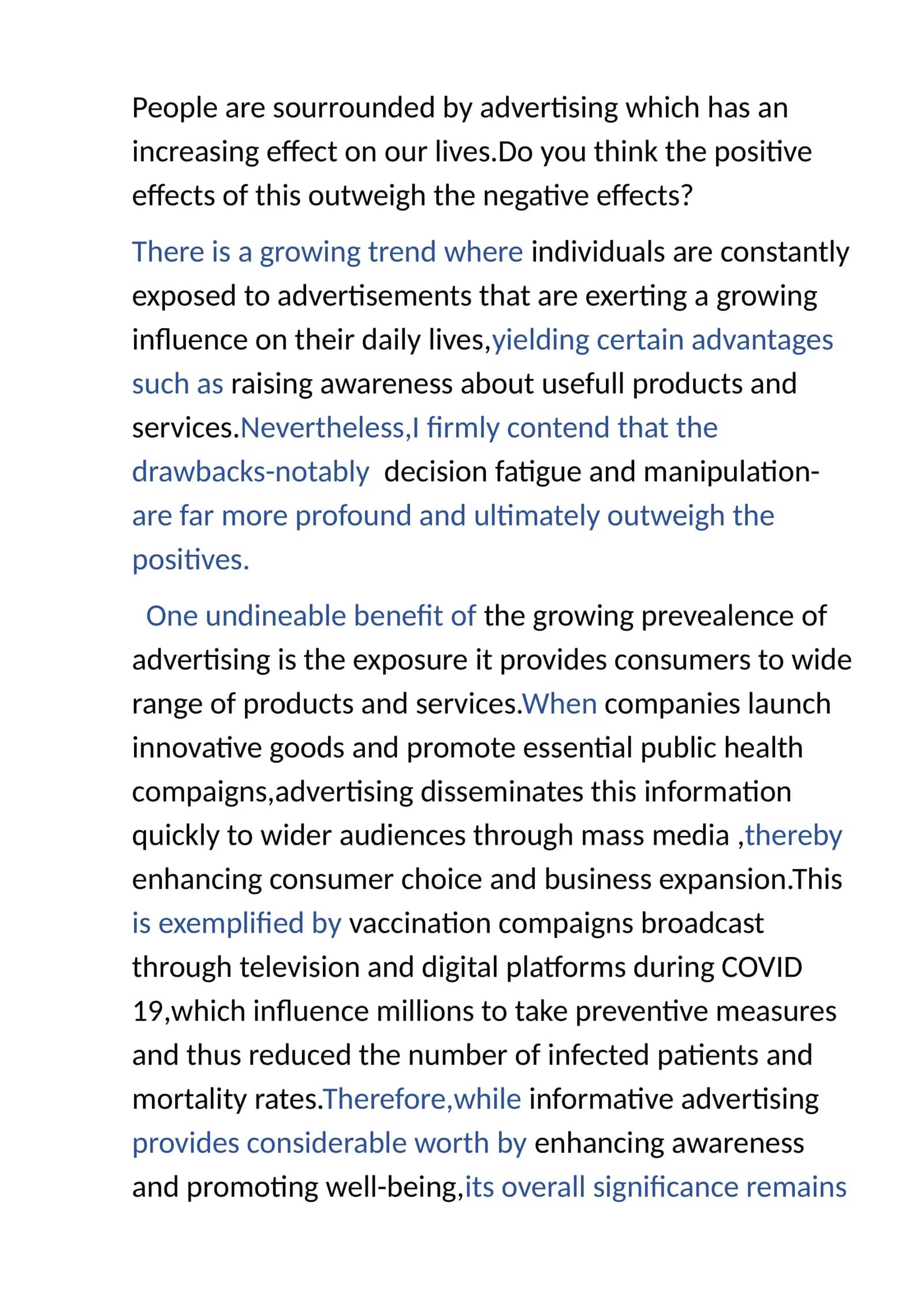 The Influence of Advertising on Our Lives