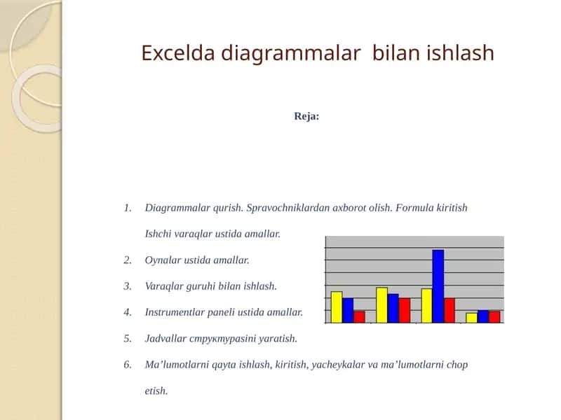 Exceldadiagrammalarbilanishlash