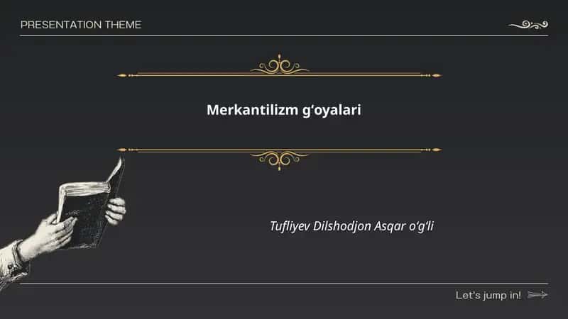 Merkantilizm gʻoyalari