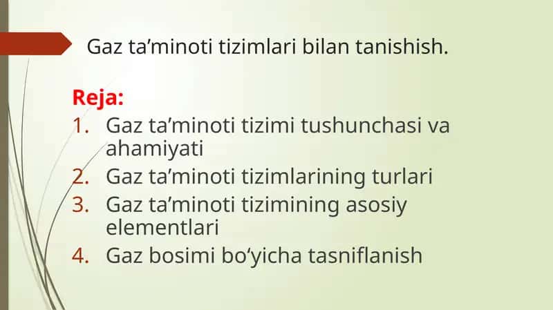 gazi haqidagi malumotlar va qanqa materilalar ishlatilish