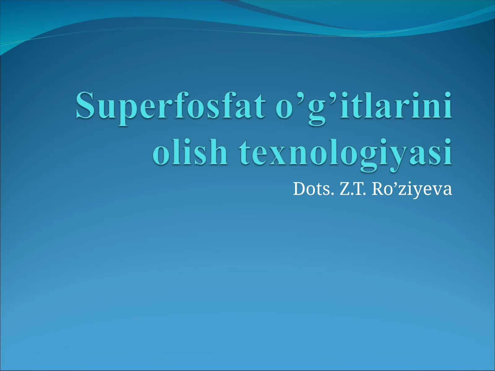 Superfosfat
