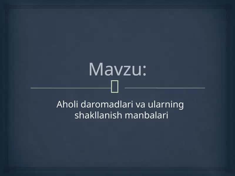 Aholidaromadlarivaularningshakllanishmanbalari