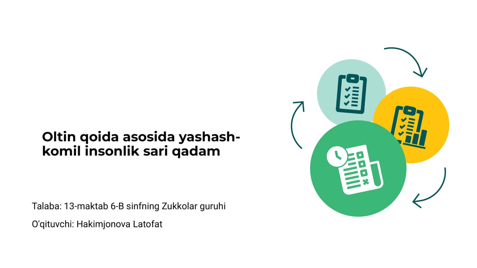 Oltin Qoidaning Asosiy Tamoyillari