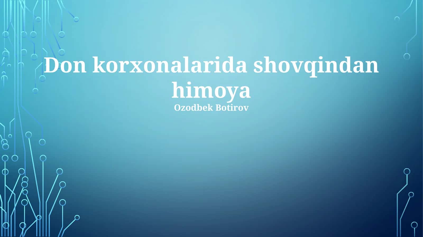 Shovqin xavfi