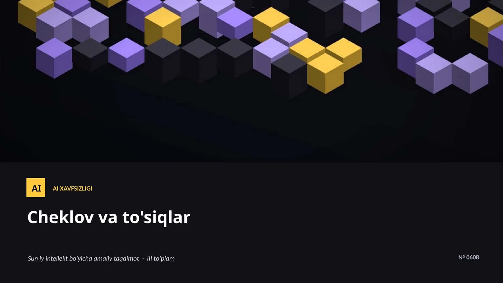 AI XAVFSIZLIGI