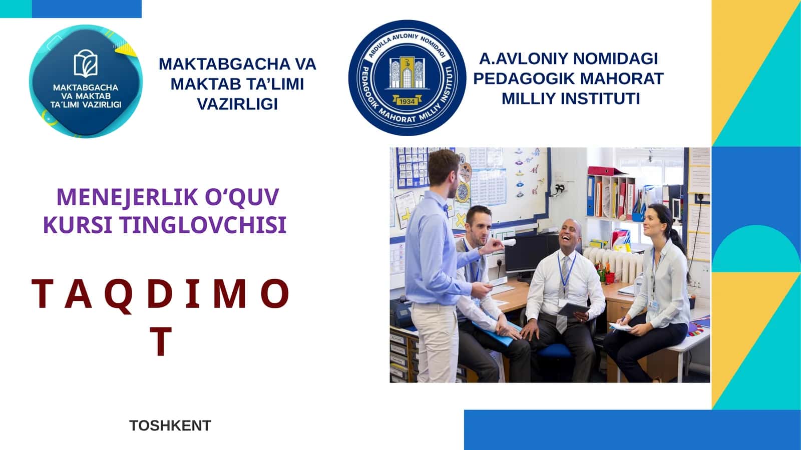 O‘QITUVCHILARNI SAMARALI MOTIVATSILASH TIZIMINI YO‘LGA QO‘YISH