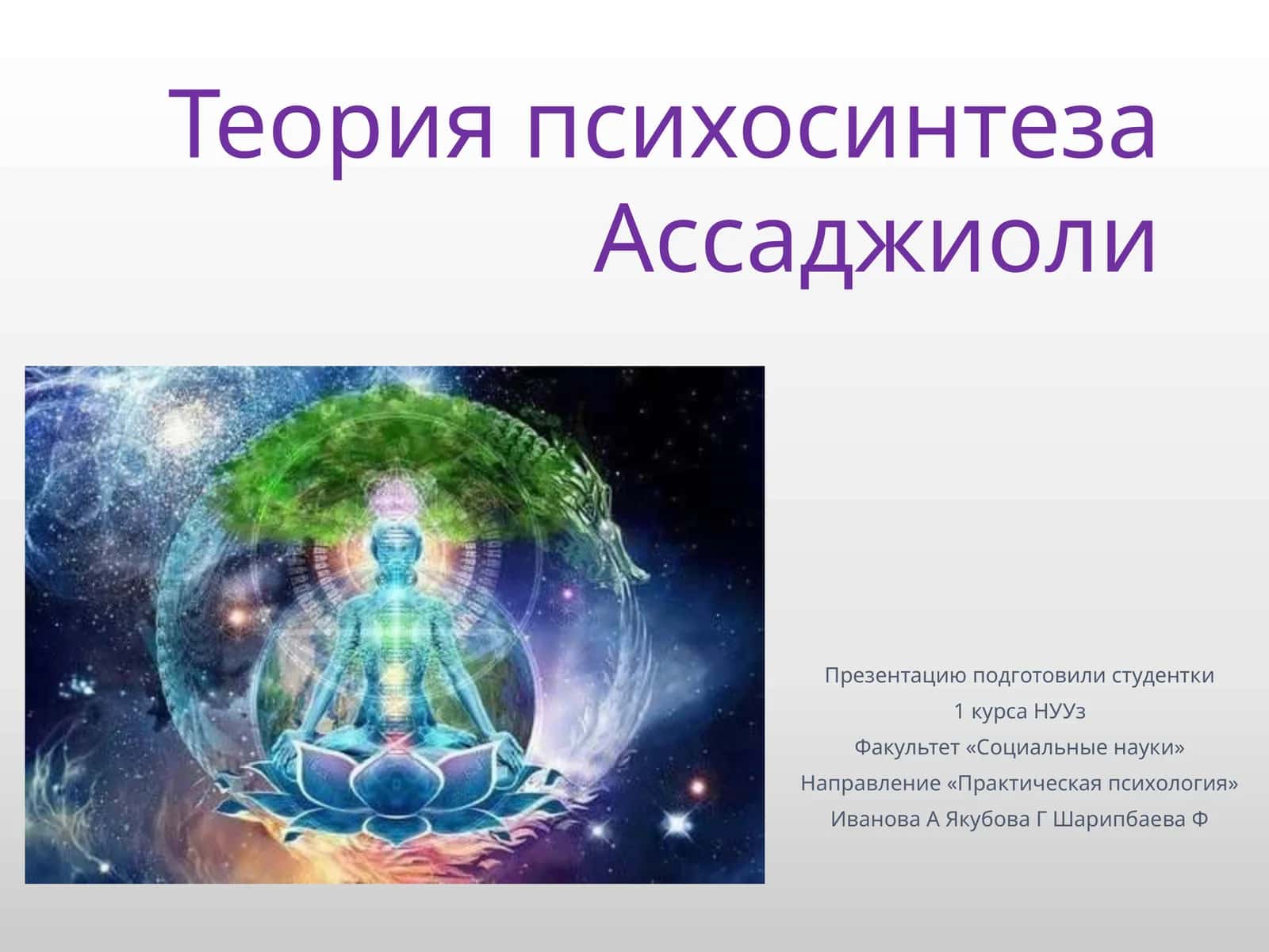 Теория психосинтеза Ассаджиоли