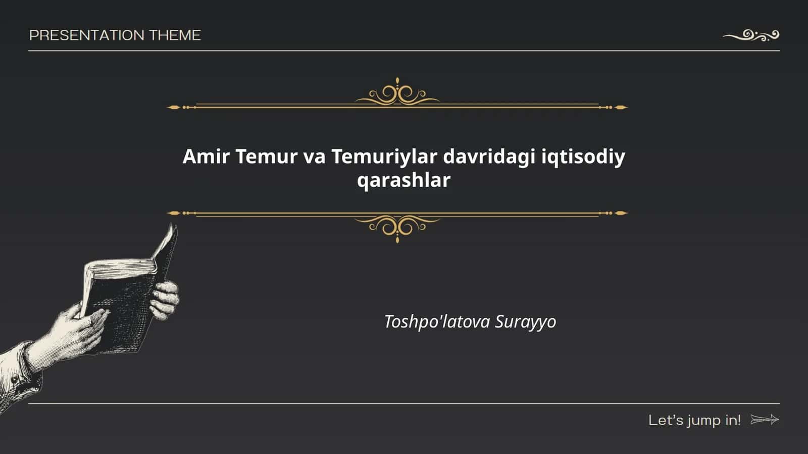 Amir Temur va Temuriylar davridagi iqtisodiy qarashlar