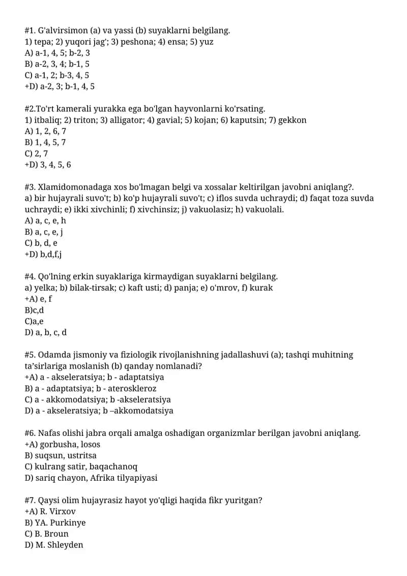 G'alvirsimon (a) va yassi (b) suyaklarni belgilang